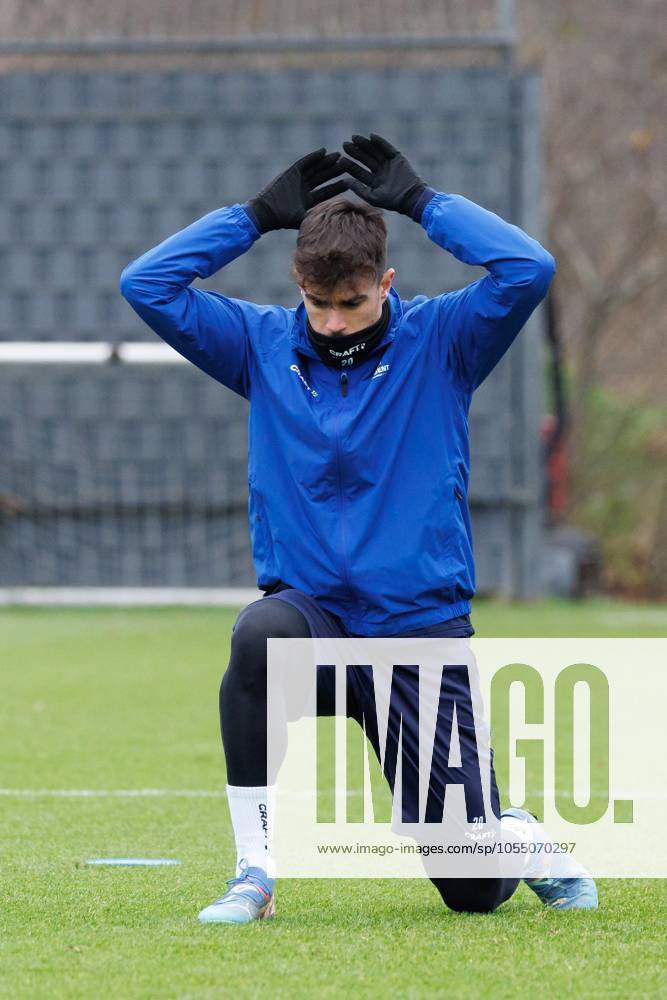 Gent s Tiago Araujo pictured in action during a training session of Belgian soccer team KAA Gent, Wednesday 11 December 2024 in Gent. Tomorrow Gent will meet Serbian team FK TSC on day 5 6 of the group stage of the UEFA Conference League tournament. KURTxDESPLENTER x107937071x