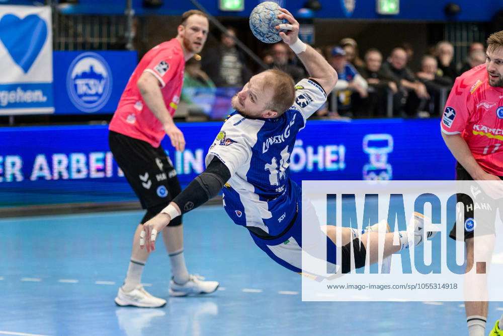 Peter Walz ThSV Eisenach, 14 GER, ThSV Eisenach vs TVB Stuttgart, Handball, 1 Handball Bundesliga, Matchday 15, Season 2024 2025, 14 12 2024 GER, ThSV Eisenach vs TVB Stuttgart, Handball, 1 Handball Bundesliga, Matchday 15, Season 2024 2025, 14 12 2024 Eisenach