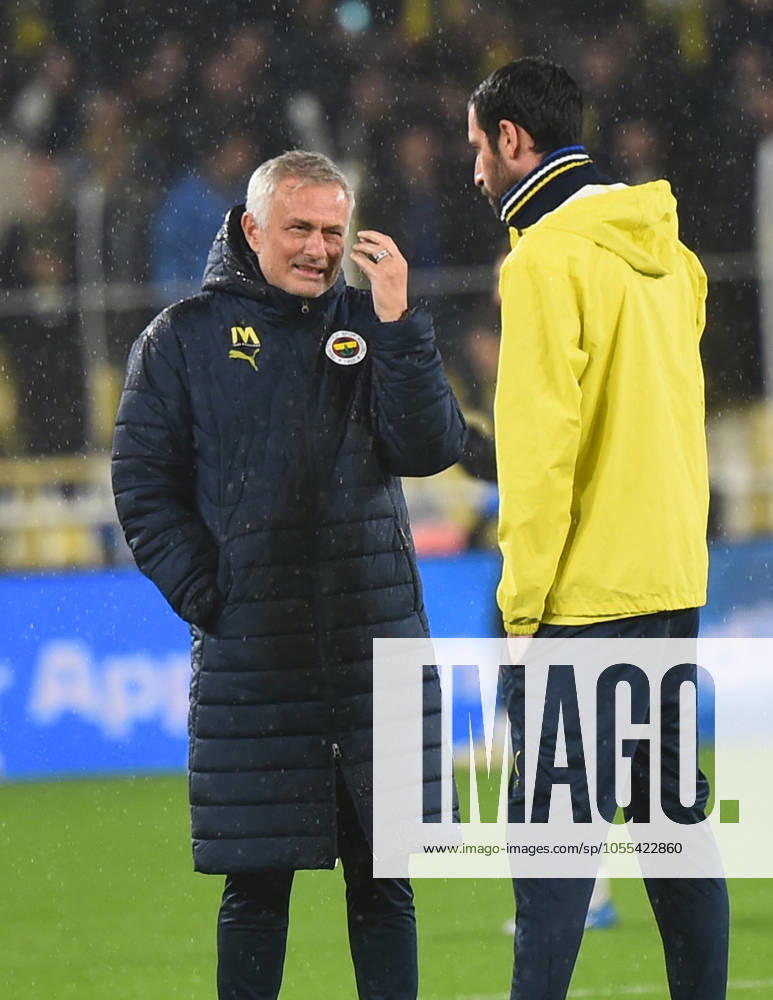 Coach Jose Mourinho of Fenerbahce during the Turkish Super League match between Fenerbahce and Basaksehir FK at Ulker Sukru Saracoglu Stadium on December 15, 2024 in Istanbul, Turkey. Istanbul Turkey