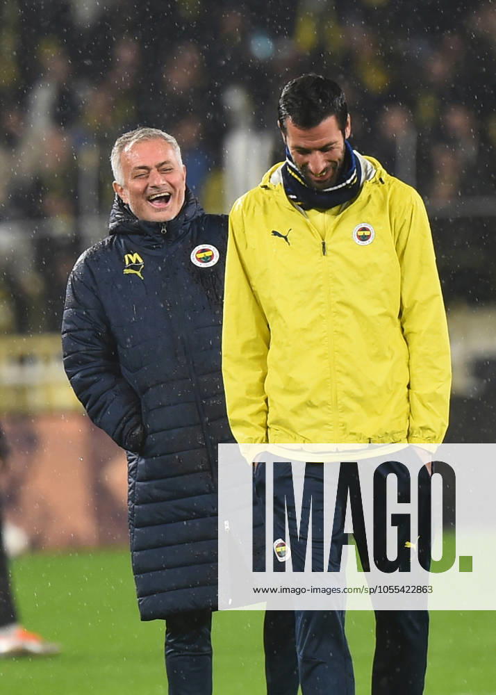 Coach Jose Mourinho of Fenerbahce during the Turkish Super League match between Fenerbahce and Basaksehir FK at Ulker Sukru Saracoglu Stadium on December 15, 2024 in Istanbul, Turkey. Istanbul Turkey