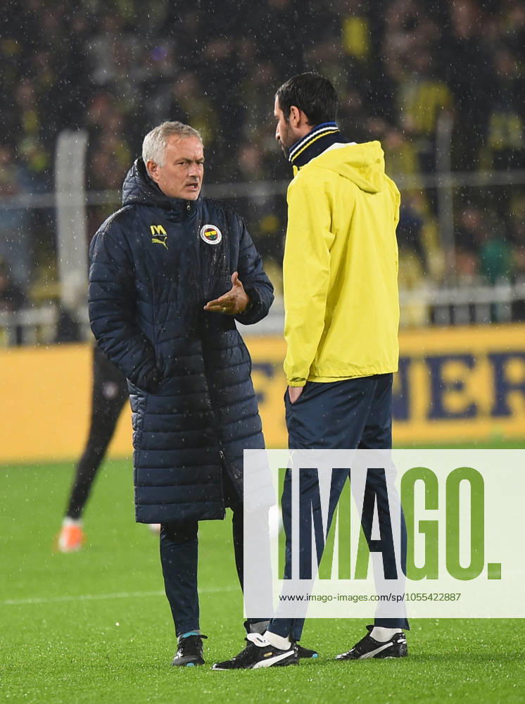 Coach Jose Mourinho of Fenerbahce during the Turkish Super League match between Fenerbahce and Basaksehir FK at Ulker Sukru Saracoglu Stadium on December 15, 2024 in Istanbul, Turkey. Istanbul Turkey