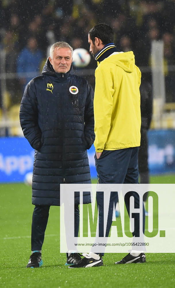 Coach Jose Mourinho of Fenerbahce during the Turkish Super League match between Fenerbahce and Basaksehir FK at Ulker Sukru Saracoglu Stadium on December 15, 2024 in Istanbul, Turkey. Istanbul Turkey