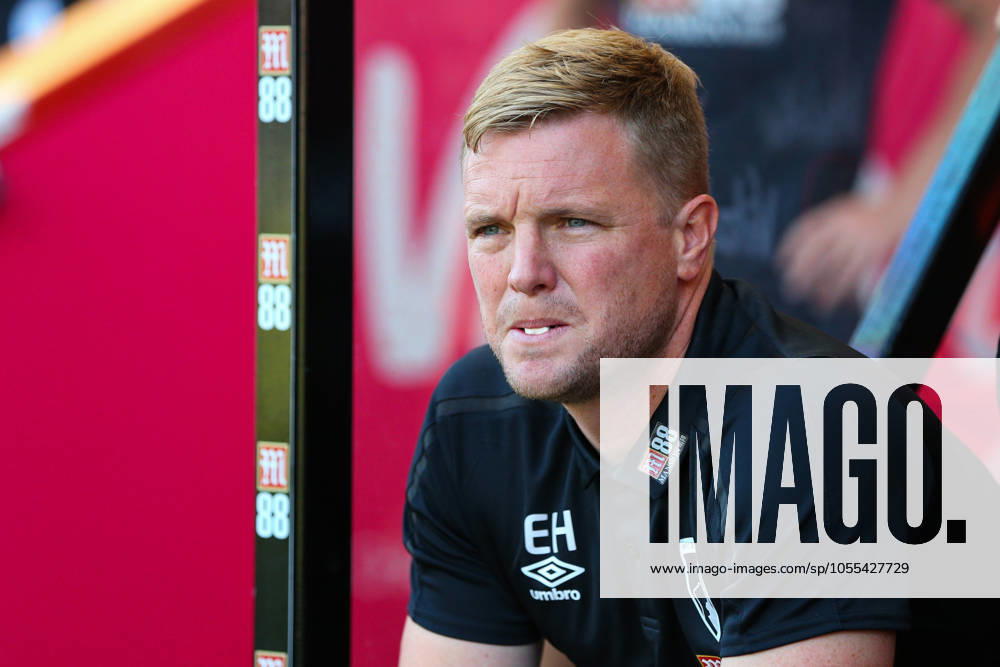 Bournemouth v Manchester City - Premier League - Vitality Stadium August 25, 2019, Bournemouth, United Kingdom: Bournemouth manager Eddie Howe looks on during the Premier League match at the Vitality Stadium, Bournemouth. Picture date: 25th August 2019. Picture credit should read: Craig Mercer Sportimage Bournemouth United Kingdom