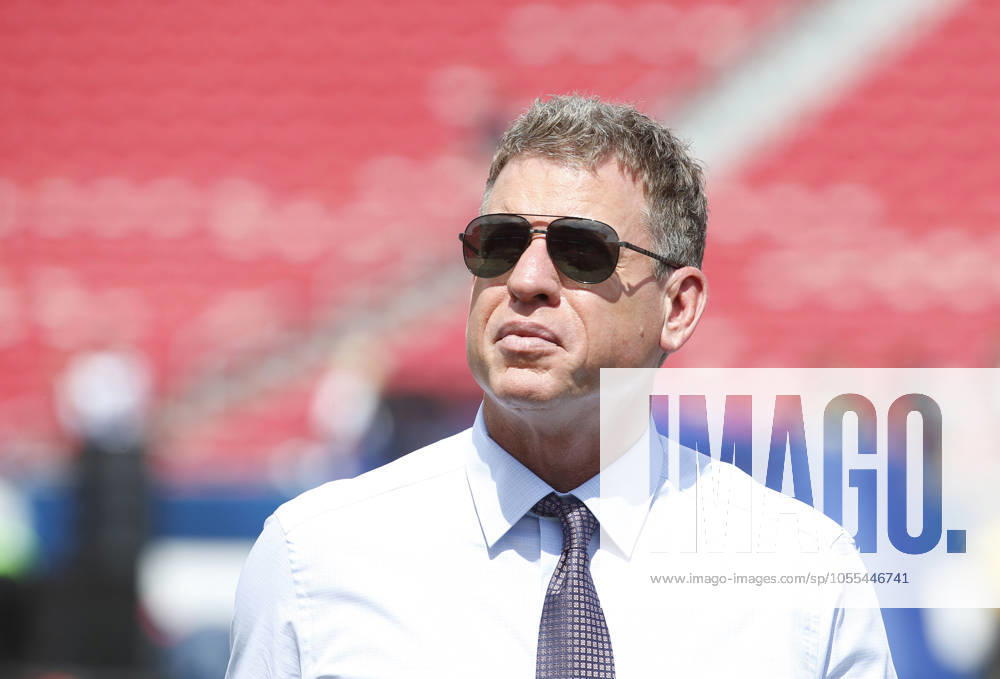NFL, American Football Herren, USA 2019: Saints vs Rams SEP 15 September 15, 2019 Former Dallas Cowboys quarterback Troy Aikman in attendance during the NFL game between the Los Angeles Rams and the New Orleans Saints at the Los Angeles Coliseum in Los Angeles, California. Charles Baus CSM. Los Angeles CA United States of America