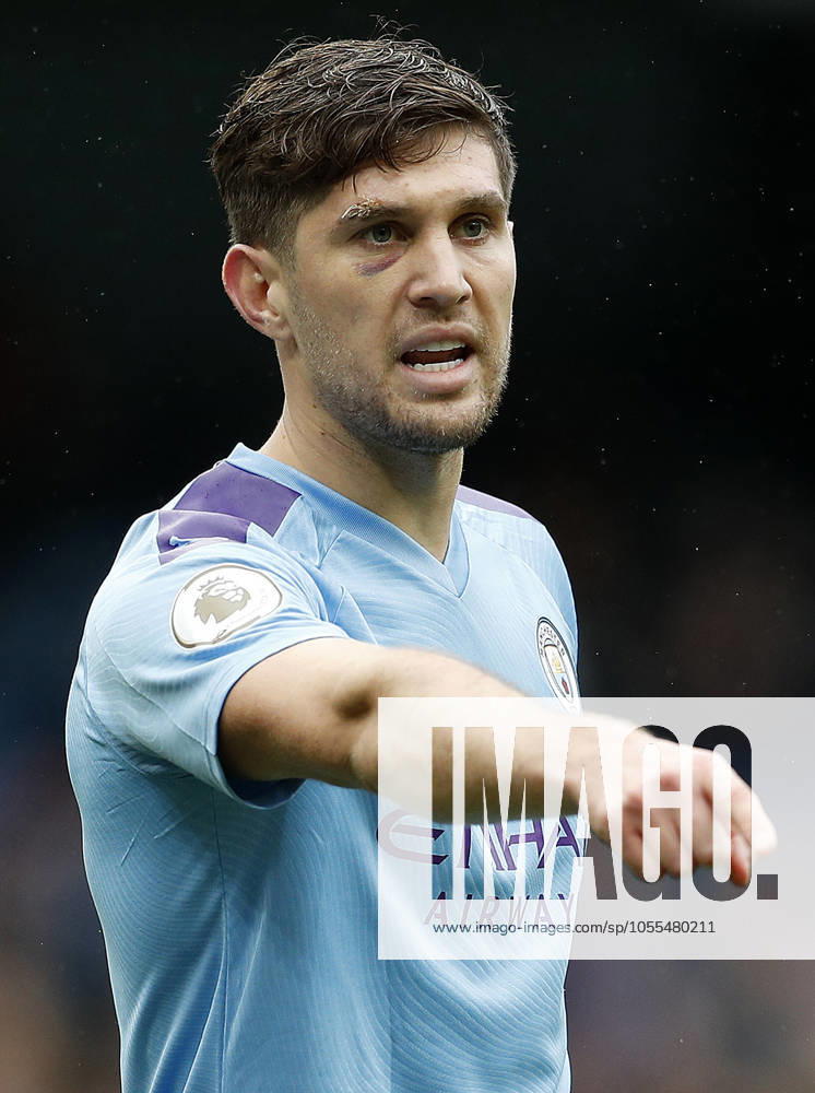 Manchester City v Aston Villa - Premier League - Etihad Stadium October 26, 2019, Manchester, United Kingdom: John Stones of Manchester City during the Premier League match against Aston Villa at the Etihad Stadium, Manchester. Picture date: 26th October 2019. Picture credit should read: Darren Staples Sportimage Manchester United Kingdom
