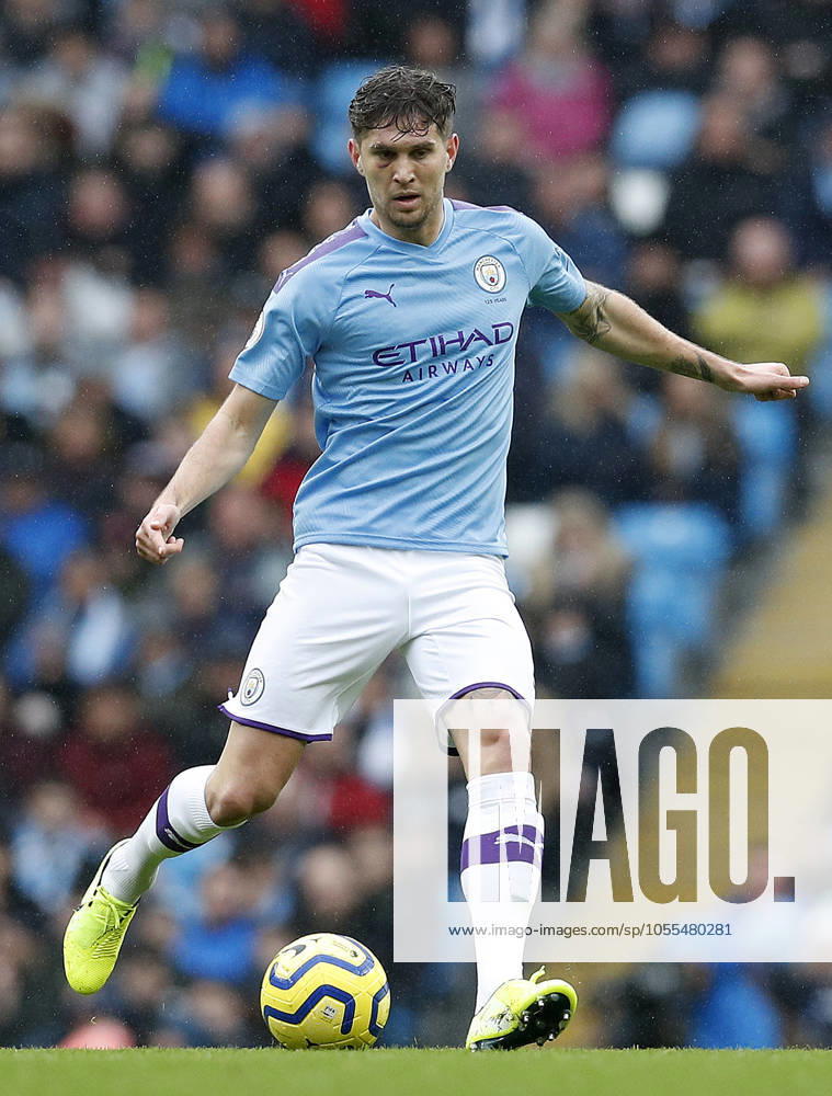 Manchester City v Aston Villa - Premier League - Etihad Stadium October 26, 2019, Manchester, United Kingdom: John Stones of Manchester City during the Premier League match against Aston Villa at the Etihad Stadium, Manchester. Picture date: 26th October 2019. Picture credit should read: Darren Staples Sportimage Manchester United Kingdom