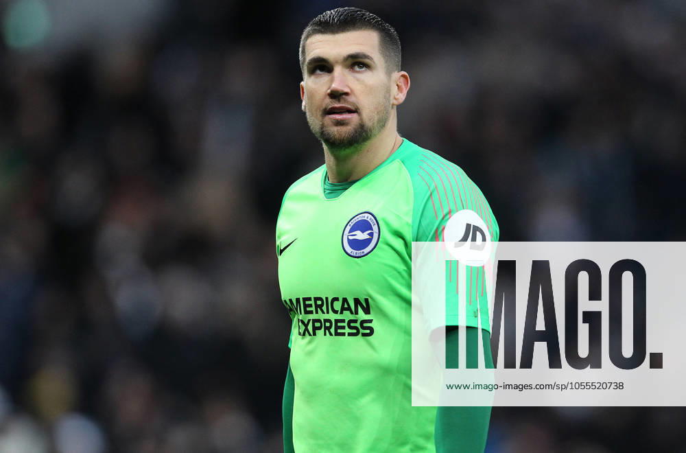 Tottenham Hotspur v Brighton and Hove Albion - Premier League - Tottenham Hotspur Stadium December 26, 2019, London, United Kingdom: Brightons goalkeeper Mathew Ryan during the Premier League match at the Tottenham Hotspur Stadium, London. Picture date: 26th December 2019. Picture credit should read: Paul Terry Sportimage London United Kingdom
