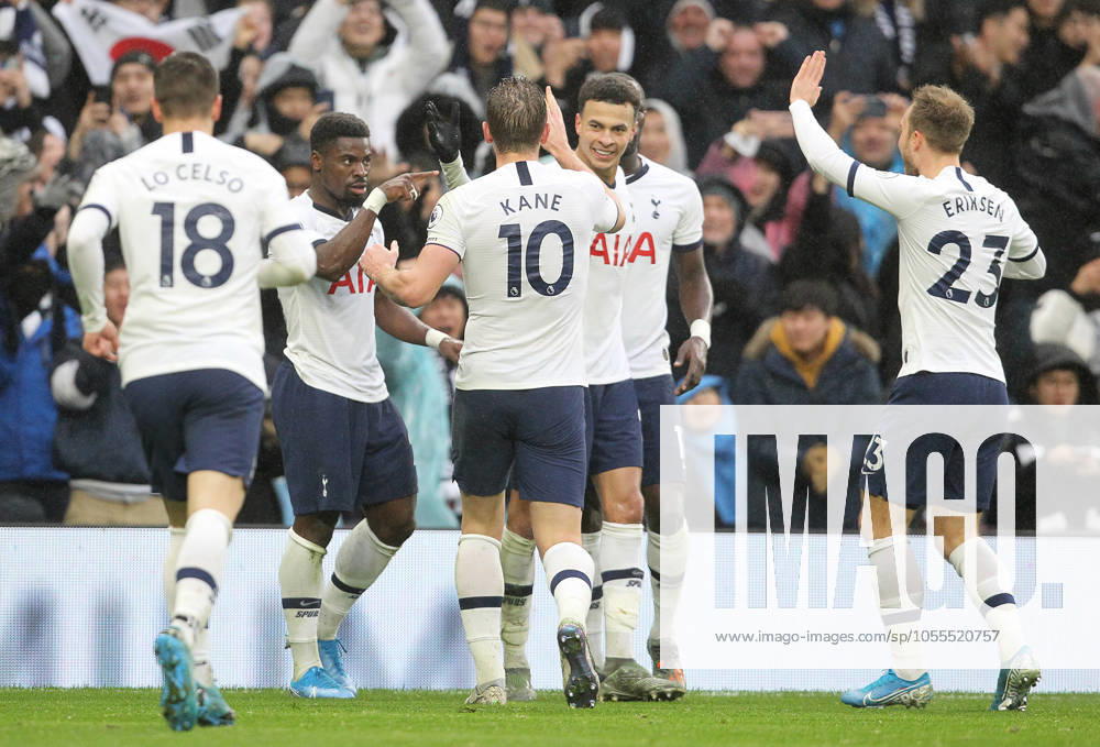Tottenham Hotspur v Brighton and Hove Albion - Premier League - Tottenham Hotspur Stadium December 26, 2019, London, United Kingdom: Tottenhams Dele Alli celebrates after scoring to make it 2-1 during the Premier League match at the Tottenham Hotspur Stadium, London. Picture date: 26th December 2019. Picture credit should read: Paul Terry Sportimage London United Kingdom