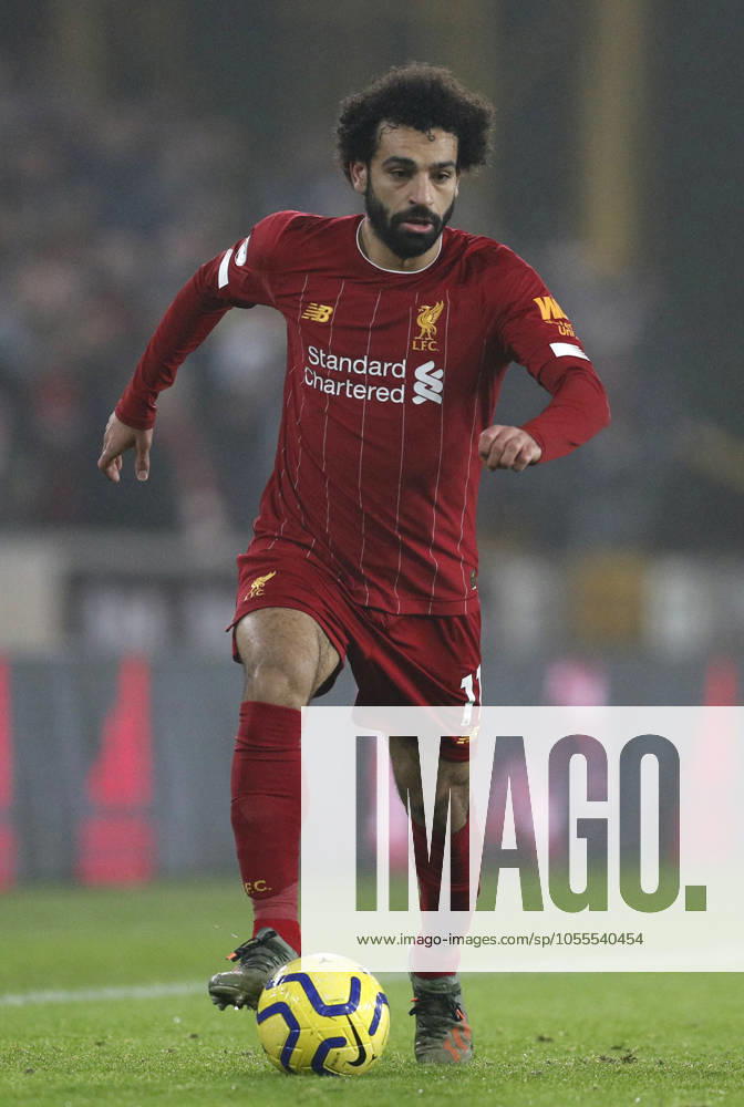 Wolverhampton Wanderers v Liverpool - Premier League - Molineux January 23, 2020, Wolverhampton, United Kingdom: Mohamed Salah of Liverpool during the Premier League match at Molineux, Wolverhampton. Picture date: 23rd January 2020. Picture credit should read: Darren Staples Sportimage Wolverhampton United Kingdom