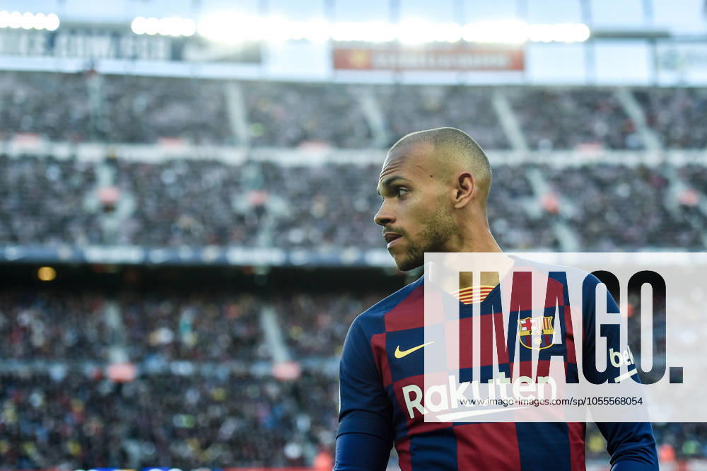 FC Barcelona, Barca v Real Sociedad - La Liga BARCELONA, SPAIN - MARCH 07:.Braithwaite of FC Barcelona during the Liga match between FC Barcelona and Real Sociedad at Camp Nou on March 07, 2020 in Barcelona, Spain. (Photo by DAX ESPA-Images) Barcelona Barcelona USA
