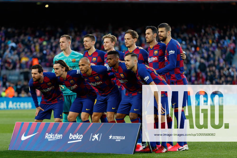 FC Barcelona, Barca v Real Sociedad - La Liga BARCELONA, SPAIN - MARCH 07:.Players of FC Barcelona during the Liga match between FC Barcelona and Real Sociedad at Camp Nou on March 07, 2020 in Barcelona, Spain. (Photo by DAX ESPA-Images) Barcelona Barcelona USA