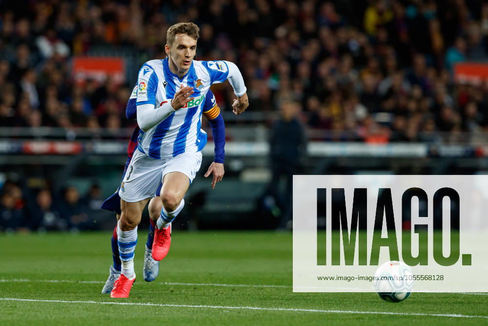 FC Barcelona, Barca v Real Sociedad - La Liga BARCELONA, SPAIN - MARCH 07:.Diego Llorente of Real Sociedad in action during the Liga match between FC Barcelona and Real Sociedad at Camp Nou on March 07, 2020 in Barcelona, Spain. (Photo by DAX ESPA-Images) Barcelona Barcelona USA