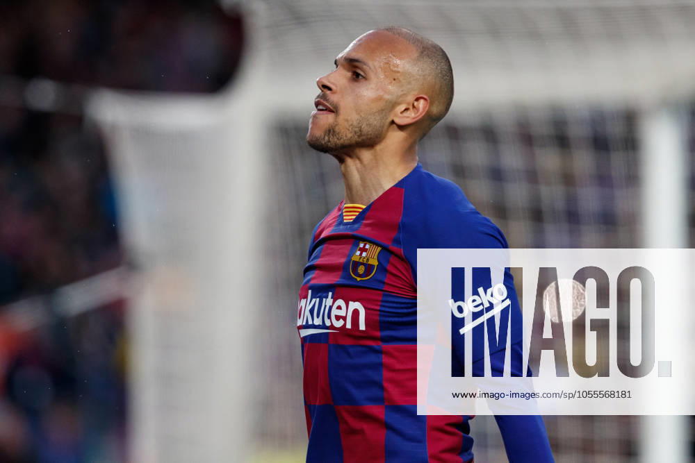 FC Barcelona, Barca v Real Sociedad - La Liga BARCELONA, SPAIN - MARCH 07:.Braithwaite of FC Barcelona during the Liga match between FC Barcelona and Real Sociedad at Camp Nou on March 07, 2020 in Barcelona, Spain. (Photo by DAX ESPA-Images) Barcelona Barcelona USA