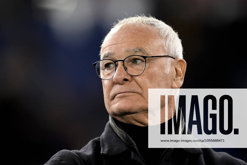Claudio Ranieri, head coach of AS Roma, looks on during the Coppa Italia football match between AS Roma and UC Sampdoria at Olimpico stadium in Rome (Italy), December 18, 2024. AndreaxStaccioli