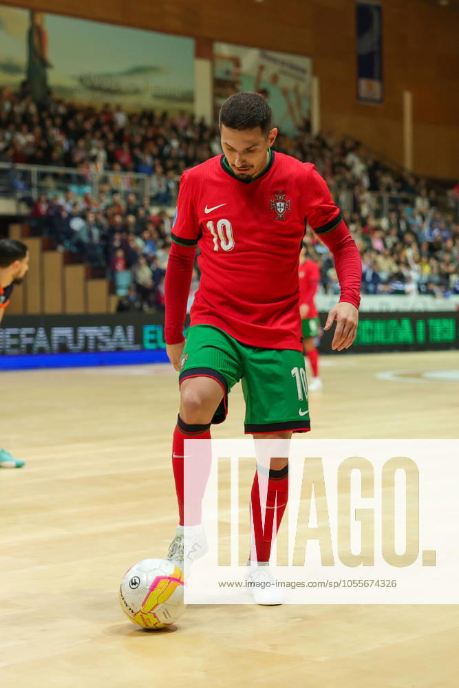 BRUNO COELHO player from Portugal seen on action during the UEFA Futsal Euro 2026 Qualifying match between Portugal and Netherlands at Pavilhao Municipal da Povoa de Varzim 18, 2024 in Povoa de Varzim, Portugal. Final Score Portugal 4 - 2 Netherlands Povoa De Varzim Portugal - ZUMAl192 20241218_zsp_l192_006