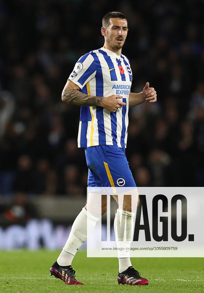 Brighton and Hove Albion v Newcastle United - Premier League - AMEX Stadium November 6, 2021, Brighton and Hove, United Kingdom: Brighton and Hove, England, 6th November 2021. Lewis Dunk of Brighton and Hove Albion during the Premier League match at the AMEX Stadium, Brighton and Hove. Picture credit should read: Paul Terry Sportimage Brighton and Hove United Kingdom
