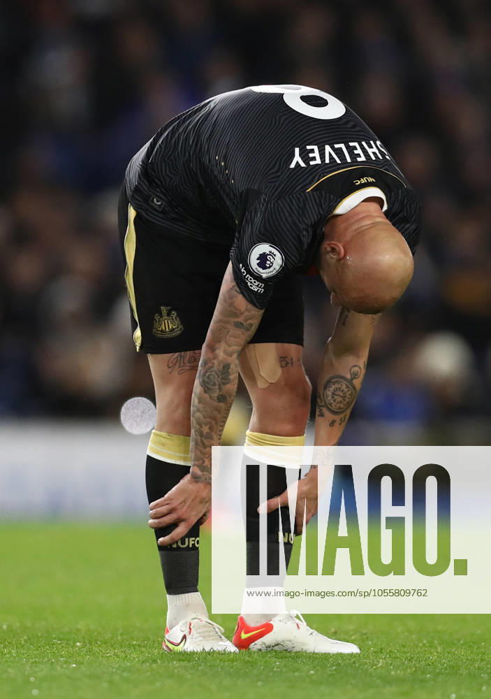 Brighton and Hove Albion v Newcastle United - Premier League - AMEX Stadium November 6, 2021, Brighton and Hove, United Kingdom: Brighton and Hove, England, 6th November 2021.Jonjo Shelvey of Newcastle United looks dejected during the Premier League match at the AMEX Stadium, Brighton and Hove. Picture credit should read: Paul Terry Sportimage Brighton and Hove United Kingdom