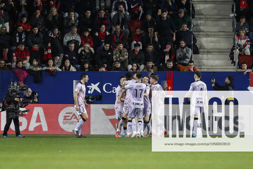 Gorka Guruzeta of Athletic Club celebrates a goal during the Spanish League, LaLiga EA Sports, football match played between CA Osasuna and Athletic Club at El Sadar stadium on December 21, 2024 in Pamplona, Spain. Pamplona SPAIN - ZUMAa181 20241221_zaa_a181_124