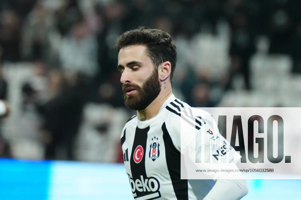 Rafa Silva (27) of Besiktas celebrates after scoring the first goal of his team during the Turkish Super League match between Besiktas and Alanyaspor at Besiktas Park on December 21, 2024 in Istanbul, Turkey. Istanbul Turkey
