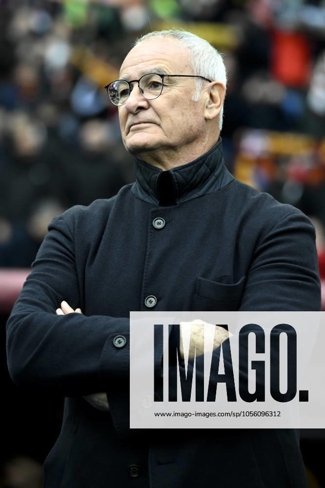 Claudio Ranieri, head coach of AS Roma, looks on during the Serie A football match between AS Roma and Parma Calcio 1913 at Olimpico stadium in Rome (Italy), December 22, 2024. AndreaxStaccioli