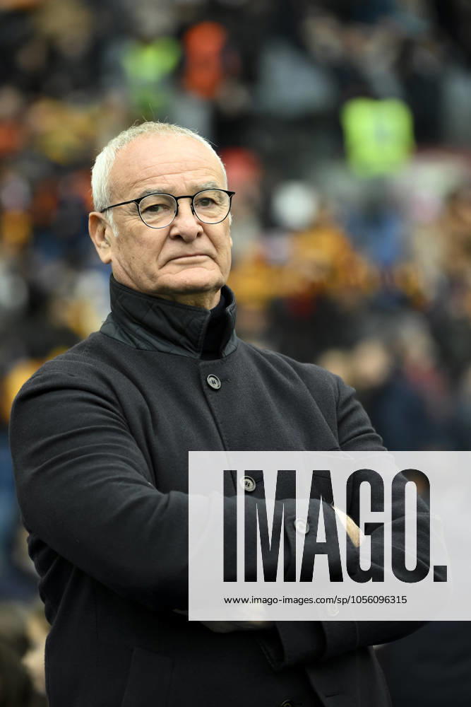 Claudio Ranieri, head coach of AS Roma, looks on during the Serie A football match between AS Roma and Parma Calcio 1913 at Olimpico stadium in Rome (Italy), December 22, 2024. AndreaxStaccioli