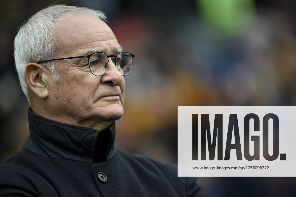 Claudio Ranieri, head coach of AS Roma, looks on during the Serie A football match between AS Roma and Parma Calcio 1913 at Olimpico stadium in Rome (Italy), December 22, 2024. AndreaxStaccioli