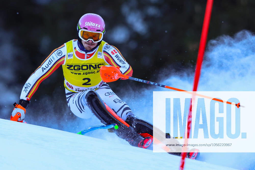 KW52 ALPINE SKIING - FIS WC Alta Badia ALTA BADIA,ITALY,23.DEC.24 - ALPINE SKIING - FIS World Cup, slalom, men. Image shows Linus Strasser (GER). GEPAxpictures xMathiasxMandl