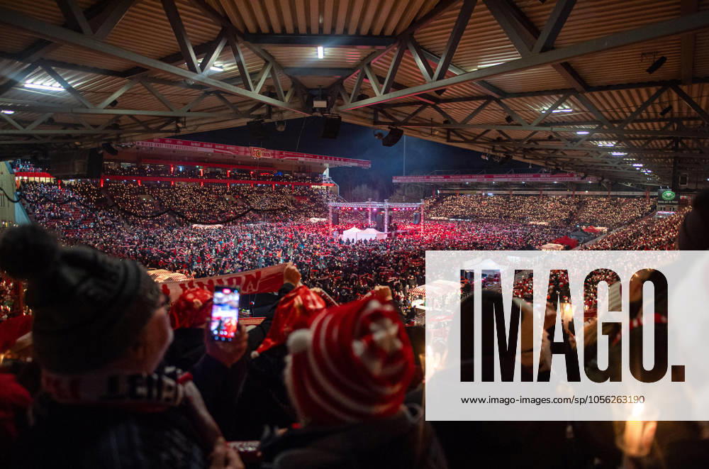 Football, Men, Season 2024 2025, 1 Bundesliga, 1 FC Union Berlin, 22 Christmas caroling at Stadion An der Alten Försterei, Overview, 23 12 2024,