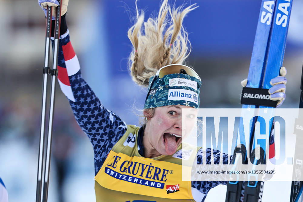 Tour de Ski cross country skiing 2024 25 Toblach, Italy 20241228 USA s Jessie Diggins during the World Cup cross country sprint finals at The Nordic Arena in Toblach during the Tour De Ski Photo Geir Olsen NTB Toblach Italy RESTRICTED USE FOR BETTING COMPANIES
