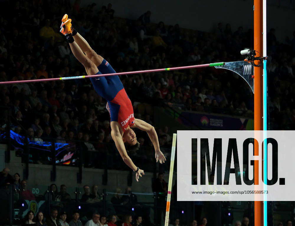 World Athletics Indoor Championships 2024 at Emirates Arena, Glasgow, Scotland on 03 March 2024: Ernest John OBIENA (PHI) Glasgow Emirates Arena Scotland Scotland