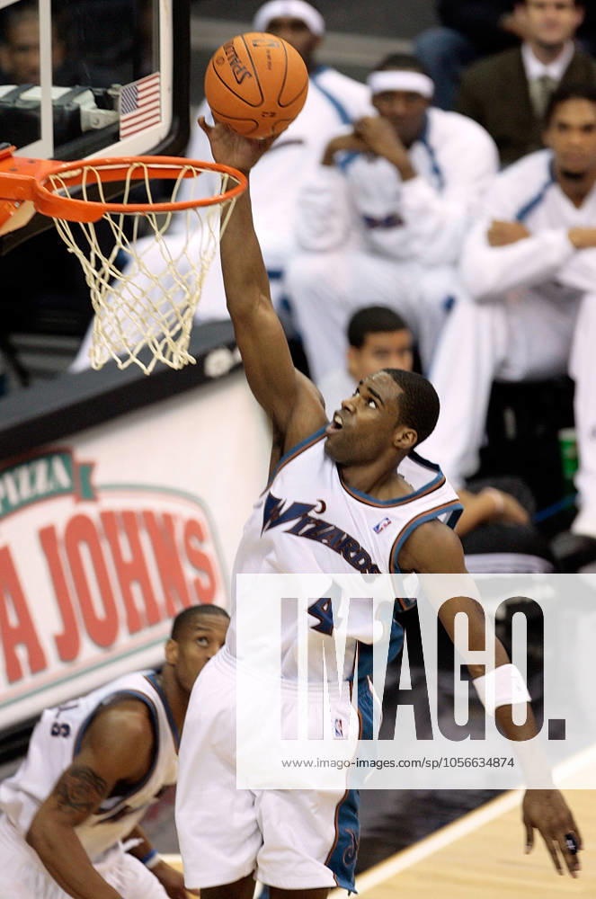 Washington Wizards Antawn Jamison (4) shown during their game against the Charlotte Bobcats played at the Verizon Center in Washington, D.C., Friday night, December 1, 2006. (Harry E. Walker MCT) WASHINGTON DC USA