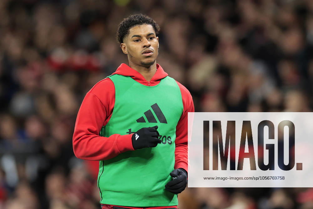 Manchester United, ManU v Newcastle United Premier League 30 12 2024. Marcus Rashford (10) of Manchester United was an unused substitute during the Premier League match between Manchester United and Newcastle United at Old Trafford, Manchester, England on 30 December 2024. Manchester Old Trafford Greater Manchester England Editorial use only DataCo restrictions apply See www.football-dataco.com ,