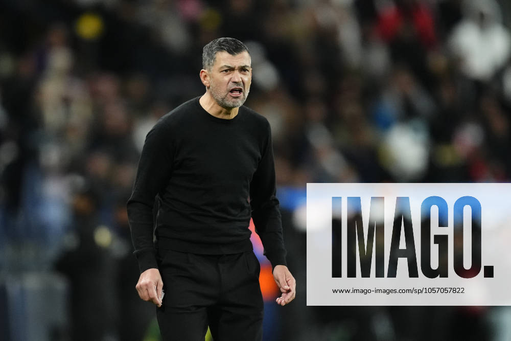 AC Milan v Juventus: Italian Super Cup Sergio Conceicao head coach of AC Milan during the EA Sports FC Supercup 24 25 semifinal match between AC Milan and Juventus at Kingdom Arena on January 3, 2025 in Riyadh, Saudi Arabia. Riyadh Saudi Arabia