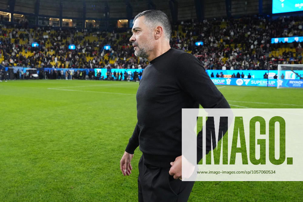 Milan s head coach Sergio Conceicao during the EA Sports FC italian Supercup 2024 2025 match between Juventus and Milan at Al-Awwal Park Stadium in Riyadh, Saudi Arabia - Soccer - Friday January 3, 2025