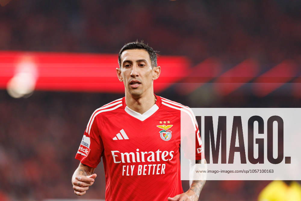 Angel Di Maria seen during Liga Portugal game between teams of SL Benfica and SC Braga (Maciej Rogowski) Lisboa Estadio Da Luz Portugal