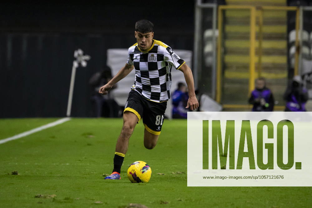 Boavista FC v FC Arouca - Liga Portugal Betclic Marco Ribeiro of Boavista FC plays in the Portuguese Primeira Liga soccer match between Boavista FC and Arouca FC at Estadio do Bessa in Porto, Portugal, on January 4, 2025 porto Portugal