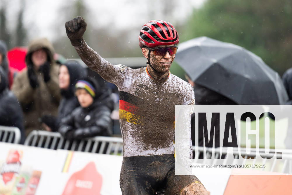 Cyclo-cross, Weltcup Dendermonde, 06.01.2025 Junioren-Sieger Benedikt Benz (GER) Dendermonde Deutschland