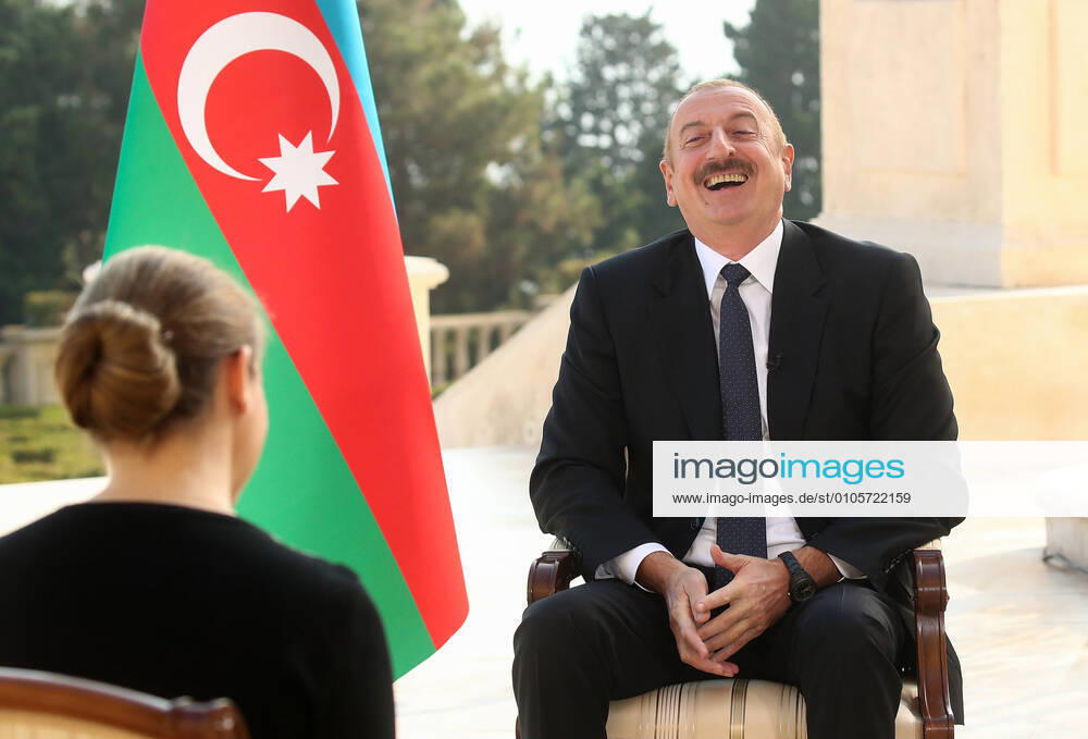 Azerbaijan s President Ilham Aliyev during an interview to TASS Russian News Agency. Valery Sharifulin TASS TS0EB63F