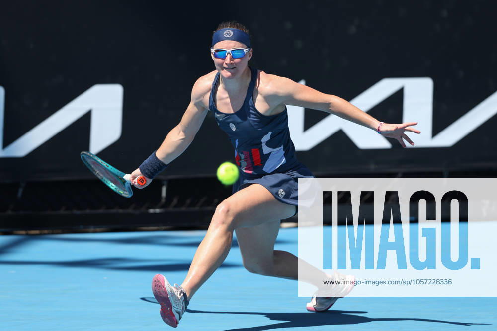 Carole Monnet FRA , Australian Open 2025 Melbourne Park, Melbourne, Victoria, Australia