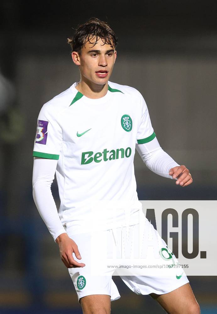 - Chelsea U21, U 21 v Sporting CP U21, Premier League International Cup, Kingsmeadow Stadium, London, UK - 7th January 2025. Daniel Weir Crystal Pix Lucas Taibo of Sporting CP U21 B - Chelsea U21 v Sporting CP U21, Premier League International Cup, Kingsmeadow Stadium, London, UK - 7th January 2025. Daniel Weir Crystal Pix London Kingsmeadow Stadium UK