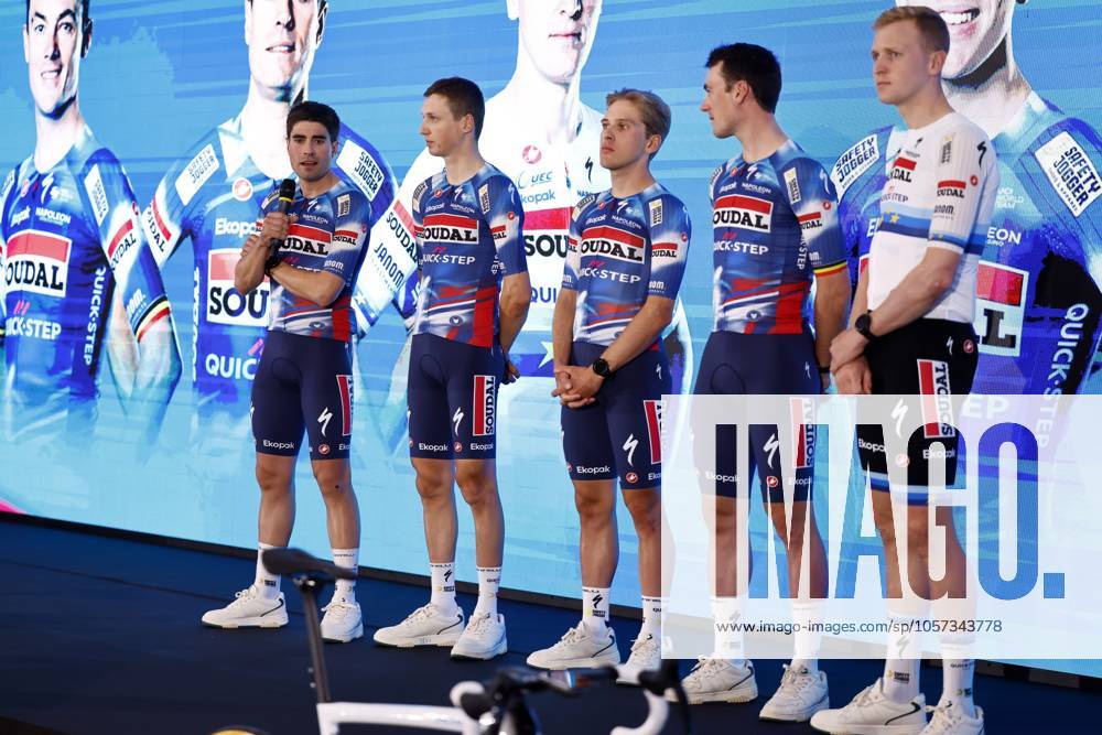 2025 Soudal Quick-Step Team Presentation CALP, SPAIN - JANUARY 09 : Landa Mikel (ESP) of Soudal - Quick Step pictured during the 2025 team presentation of the Soudal Quick-Step pro cycling team on January 9, 2025 in Calp, SPAIN, 09 01 2025 Calp SPAIN