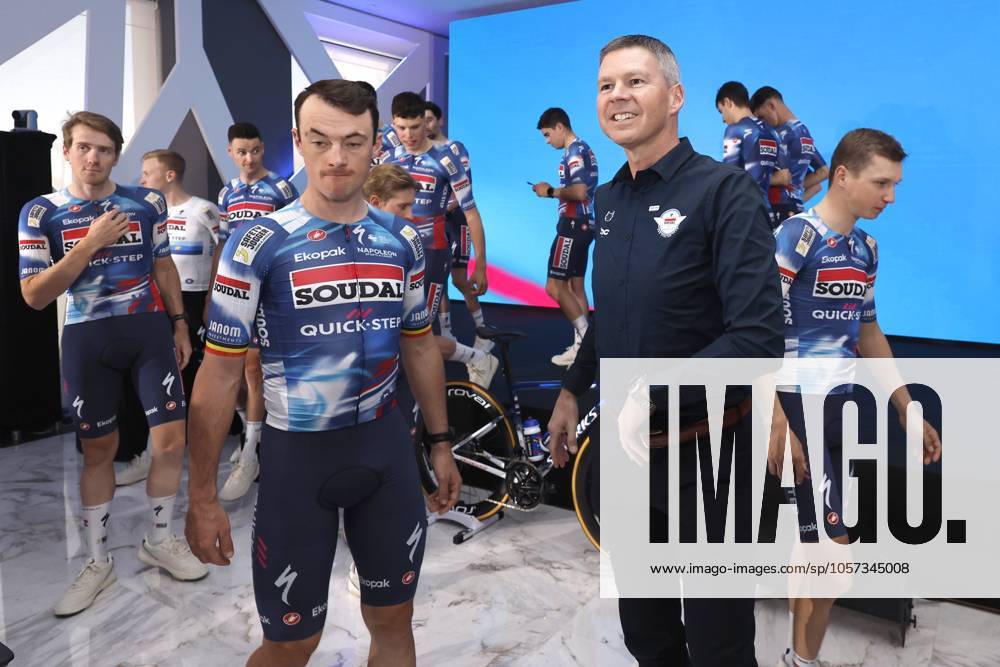 2025 Soudal Quick-Step Team Presentation CALP, SPAIN - JANUARY 09 : Jurgen Fore (BEL) General manager of Soudal - Quick Step pictured during the 2025 team presentation of the Soudal Quick-Step pro cycling team on January 9, 2025 in Calp, SPAIN, 09 01 2025 Calp SPAIN