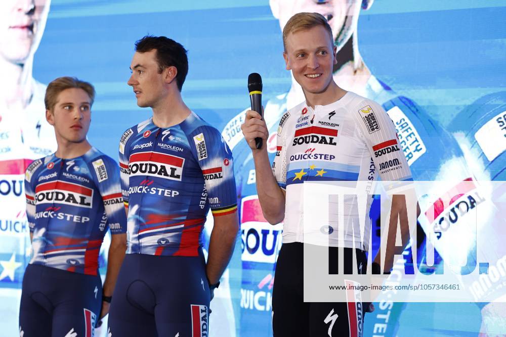 2025 Soudal Quick-Step Team Presentation CALP, SPAIN - JANUARY 09 : Merlier Tim (BEL) of Soudal - Quick Step pictured during the 2025 team presentation of the Soudal Quick-Step pro cycling team on January 9, 2025 in Calp, SPAIN, 09 01 2025 Calp SPAIN