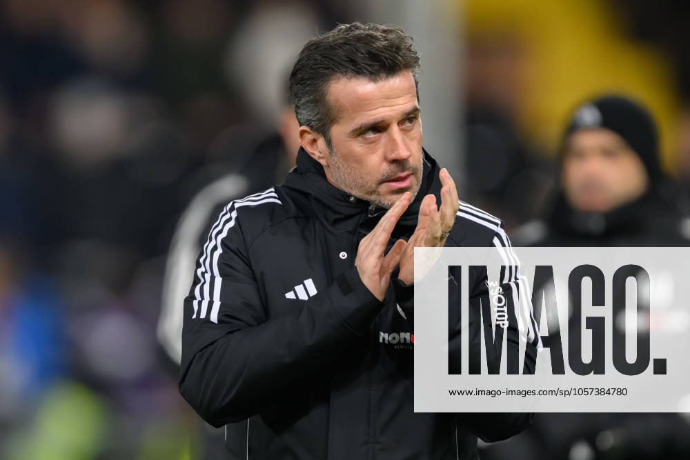 Fulham v Watford FA Cup 09 01 2025. 3rd Round Fulham managewr Marco Silva (m) during the FA Cup match between Fulham and Watford at Craven Cottage, London, England on 9 January 2025. London Craven Cottage Greater London England Editorial use only ,