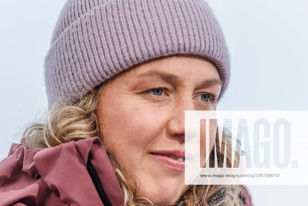 Laura Dahlmeier TV expert, former biathlete portrait, single image, 10 01 2025, Oberhof Germany , IBU World Cup Biathlon Oberhof 2025