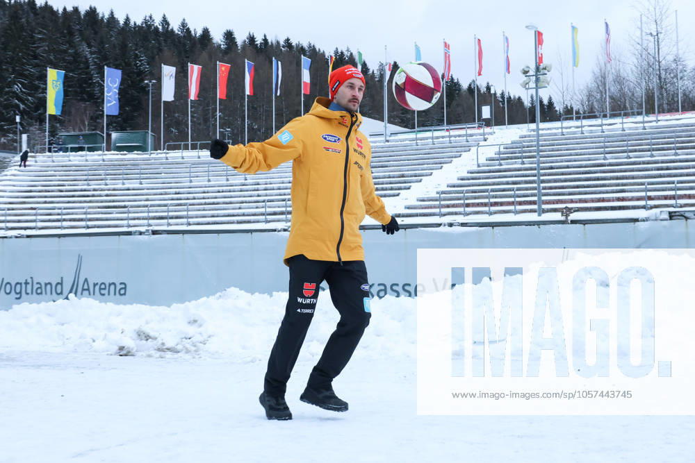Ski jumping, men, FIS Continental Cup, winter, 7 individual competition Markus Eisenbichler GER Klingenthal Vogtland Arena Saxony Germany