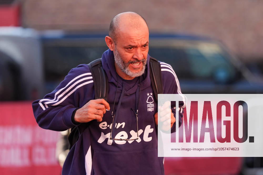 Nuno Espirito Santo (Manager) of Nottingham Forest arrives for the FA Cup 3rd round match between Nottingham Forest and Luton Town at the City Ground, Nottingham, England on 11 January 2025.