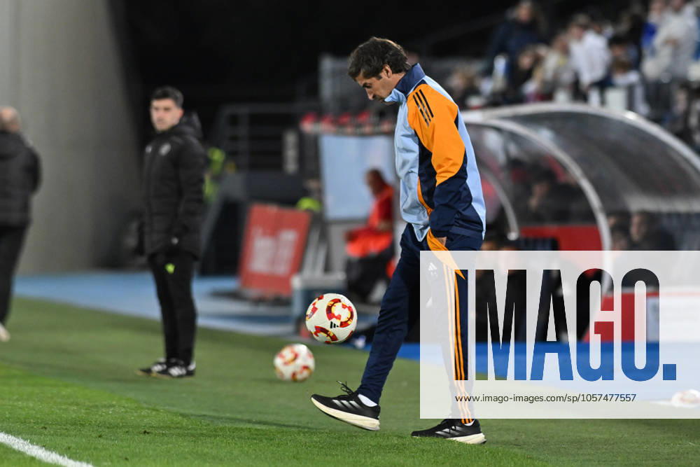 COACH: RAUL GONZALEZ BLANCO during the Primera Federacion EspaoÂ±ola match between Real Madrid-Castilla vs CD Alcoyano at Alfredo Di Stefano stadium in Madrid, Spain, on January 11. Valdebebas Spain - ZUMAc312 20250111_zsp_c312_065