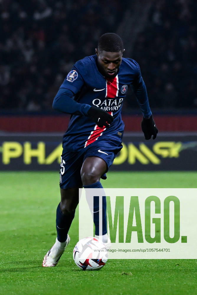 TAVARES Nuno MENDES ( 25 - PSG ) during the Ligue 1 match between Paris Saint Germain and AS Saint Etiene at Parc Des Princes on January 12, 2025 in Paris, France. ( Photo by Dante Badano PsnewZ ) -