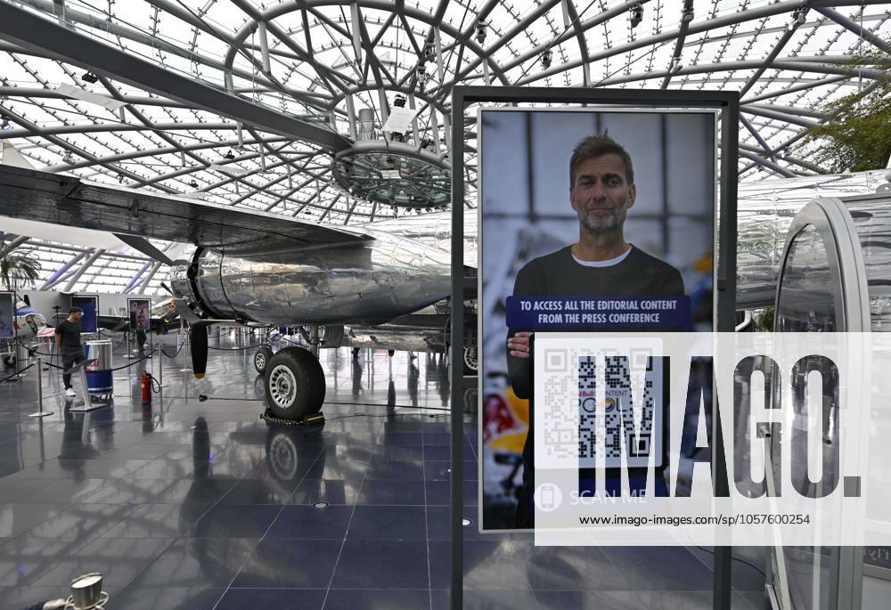 Football, Press conference at Red Bull in Salzburg, Jürgen Klopp Global Head of Soccer at Red Bull faces the media for the first time, in Hangar 7 at Salzburg Airport